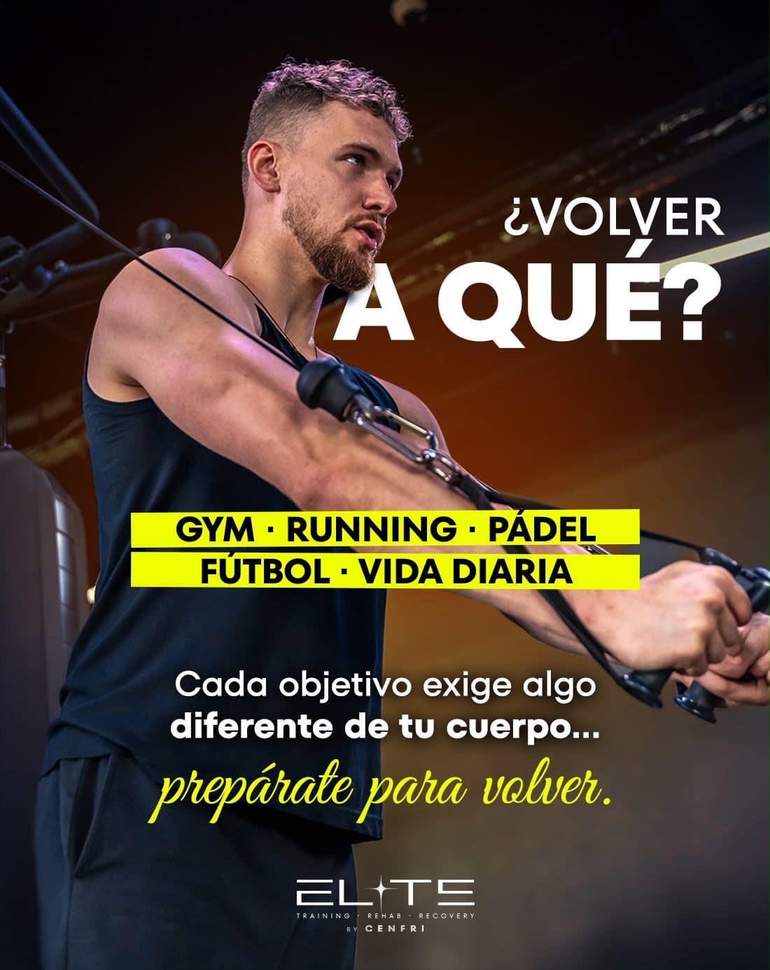 Área de Open Gym y equipo funcional en el centro Elite by CENFRI en Cancún-1