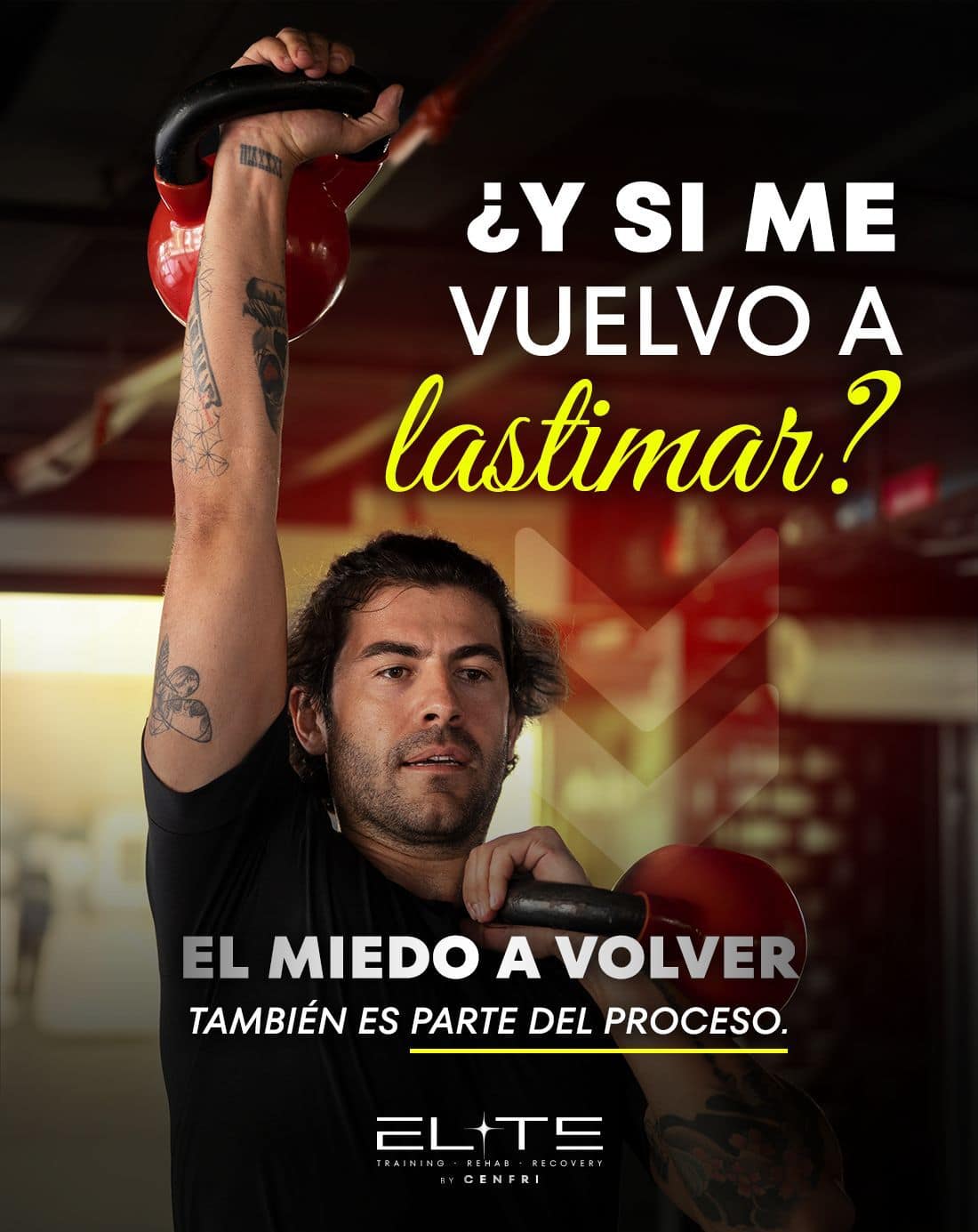 Área de Open Gym y equipo funcional en el centro Elite by CENFRI en Cancún